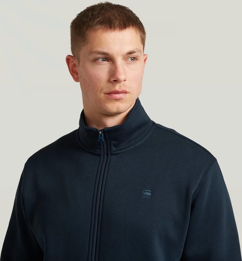 G-Star RAW Premium Core Track Sweaterjack Donkerblauw Heren - Foto 3