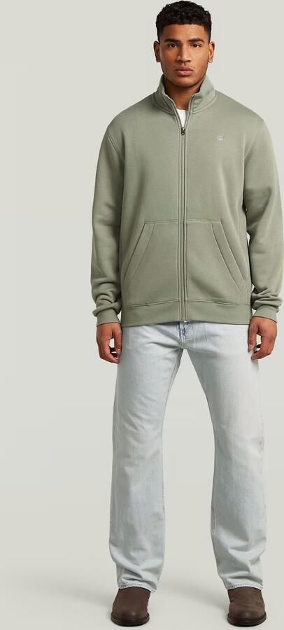 G-Star RAW Premium Core Track Sweaterjack Groen Heren - Foto 6