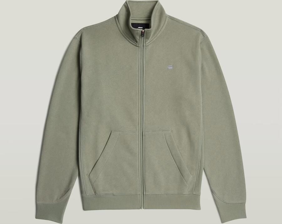 G-Star RAW Premium Core Track Sweaterjack Groen Heren - Foto 4