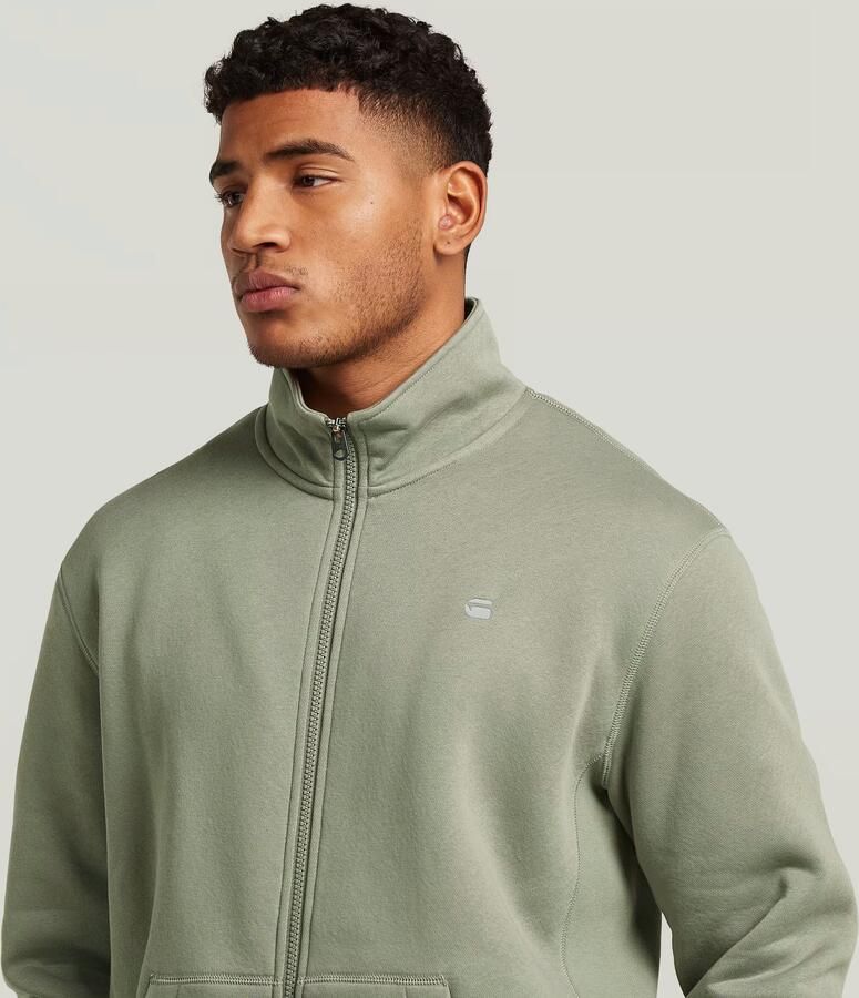 G-Star RAW Premium Core Track Sweaterjack Groen Heren - Foto 3