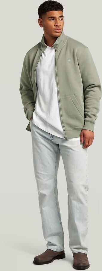 G-Star RAW Premium Core Track Sweaterjack Groen Heren - Foto 7