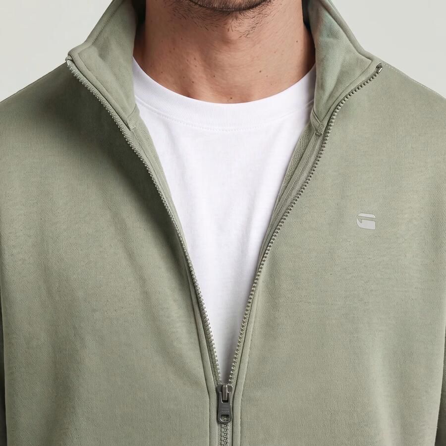 G-Star RAW Premium Core Track Sweaterjack Groen Heren - Foto 3