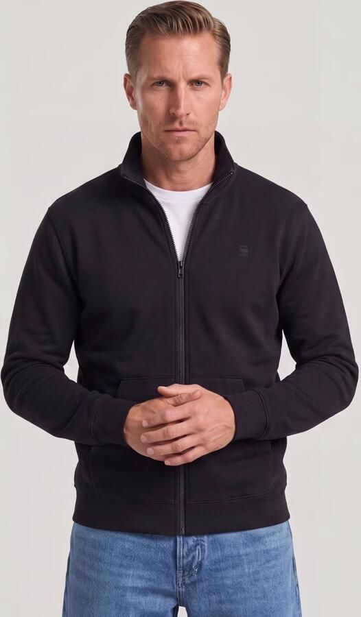 G-Star RAW Premium Core Track Sweaterjack Zwart Heren - Foto 4