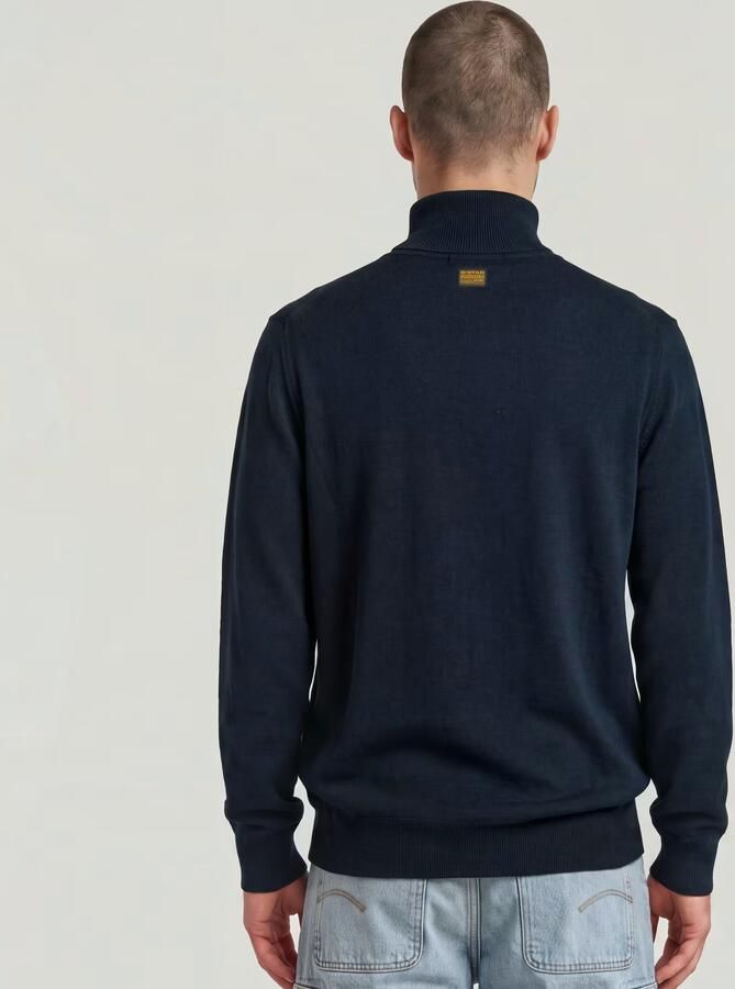 G-Star RAW Premium Core Turtle Gebreide Trui Donkerblauw Heren - Foto 4