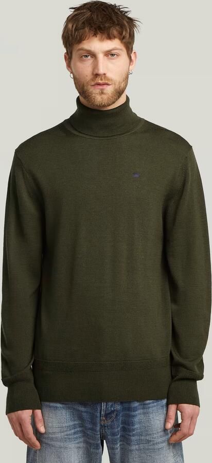 G-Star RAW Premium Core Turtle Gebreide Trui Grijs Heren