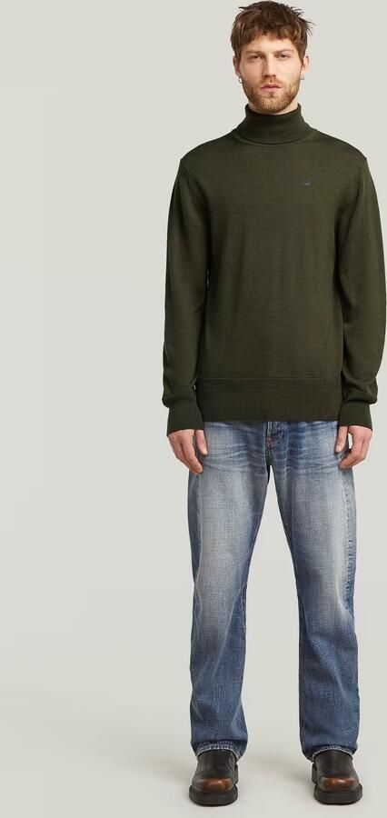 G-Star RAW Premium Core Turtle Gebreide Trui Grijs Heren - Foto 5