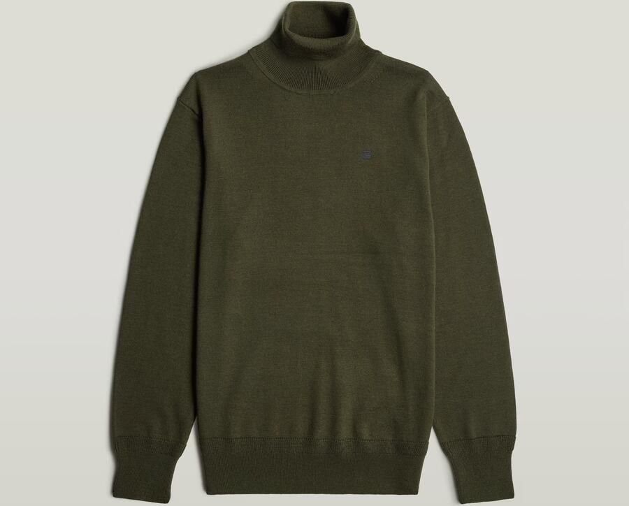 G-Star RAW Premium Core Turtle Gebreide Trui Grijs Heren - Foto 4
