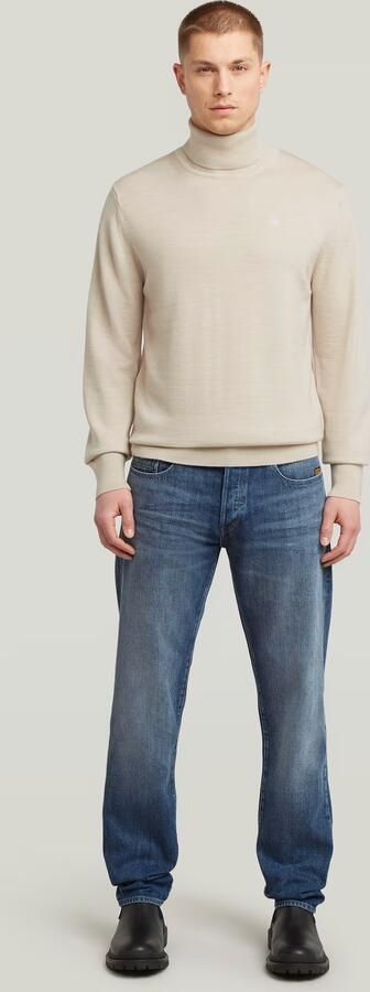 G-Star RAW Premium Core Turtle Gebreide Trui Wit Heren - Foto 7