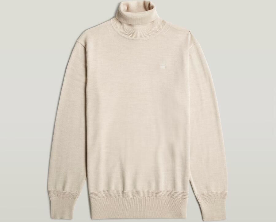G-Star RAW Premium Core Turtle Gebreide Trui Wit Heren - Foto 5
