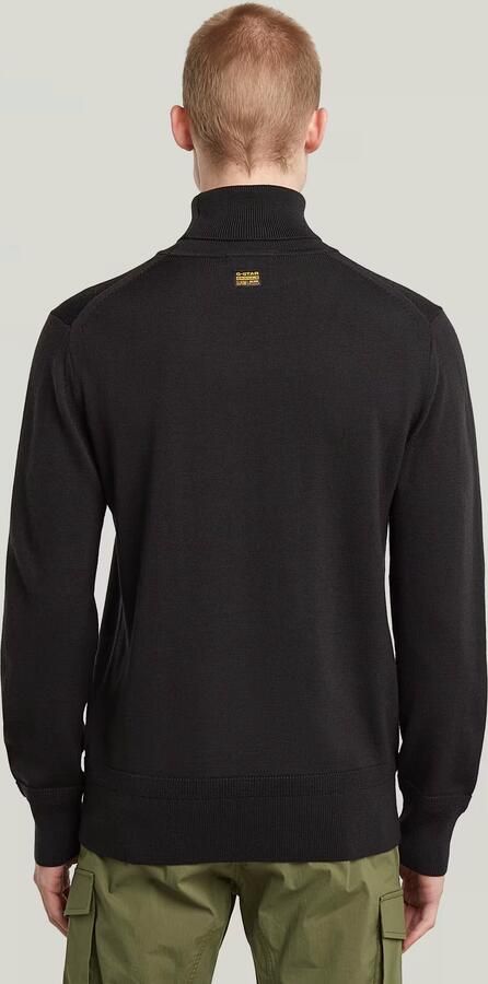 G-Star RAW Premium Core Turtle Gebreide Trui Zwart Heren - Foto 5