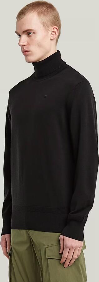 G-Star RAW Premium Core Turtle Gebreide Trui Zwart Heren - Foto 7