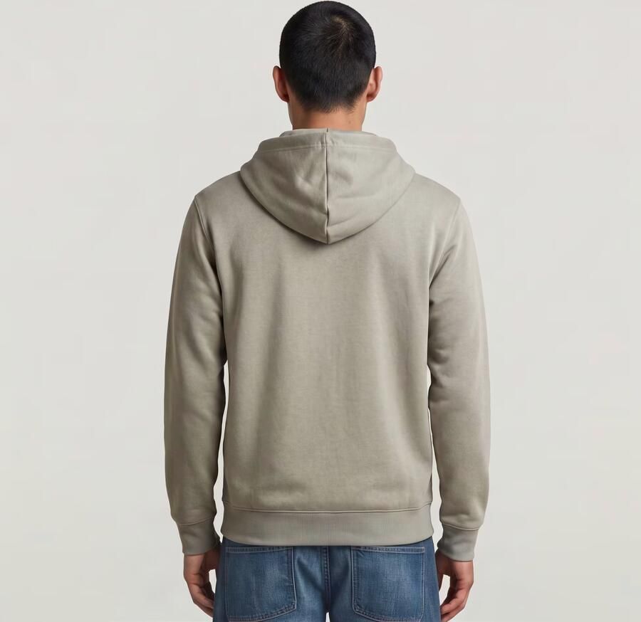 G-Star RAW Premium Core Zip Hoodie Beige Heren - Foto 4