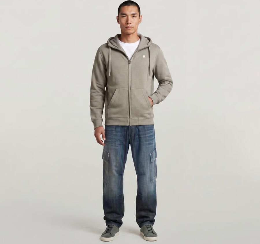 G-Star RAW Premium Core Zip Hoodie Beige Heren - Foto 5