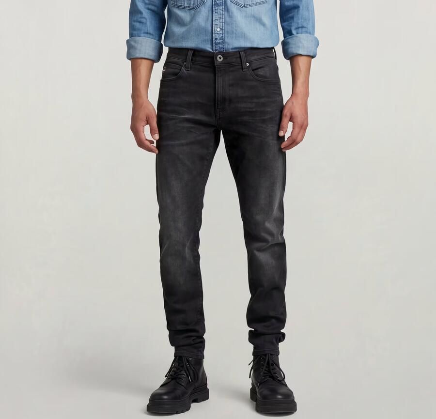 G-Star RAW Premium Lancet Skinny Jeans Zwart Heren - Foto 4