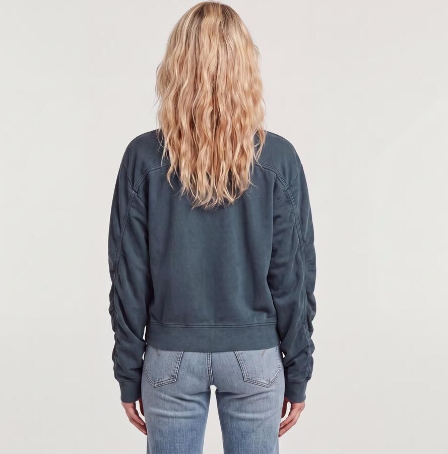 G-Star RAW Puckering Relaxed Sweaterjack Donkerblauw Dames - Foto 3