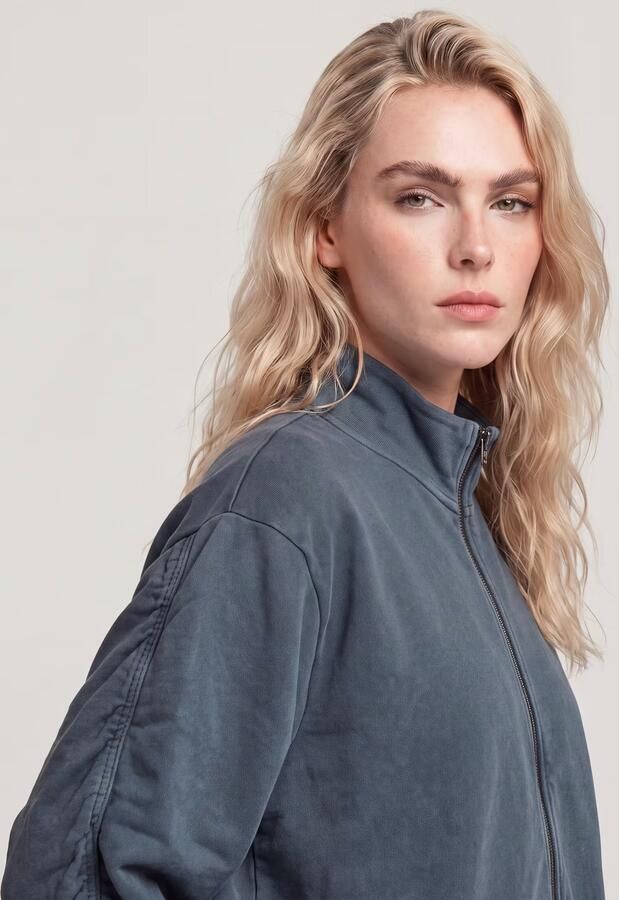 G-Star RAW Puckering Relaxed Sweaterjack Donkerblauw Dames - Foto 5
