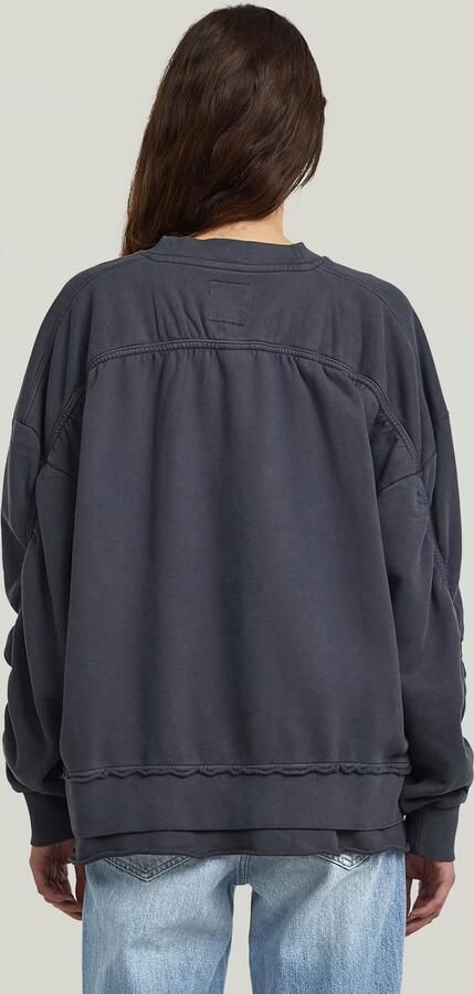 G-Star RAW Puckering Sweater Donkerblauw Dames