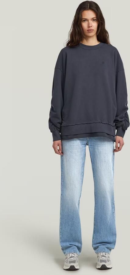 G-Star RAW Puckering Sweater Donkerblauw Dames - Foto 6
