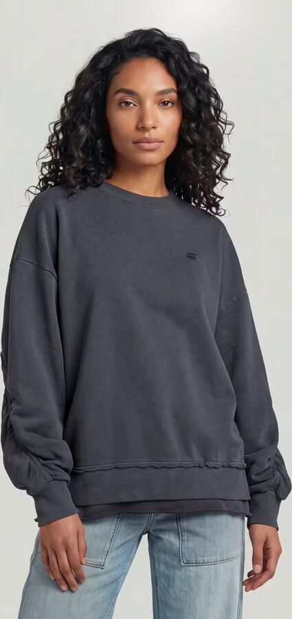 G-Star RAW Puckering Sweater Donkerblauw Dames - Foto 13