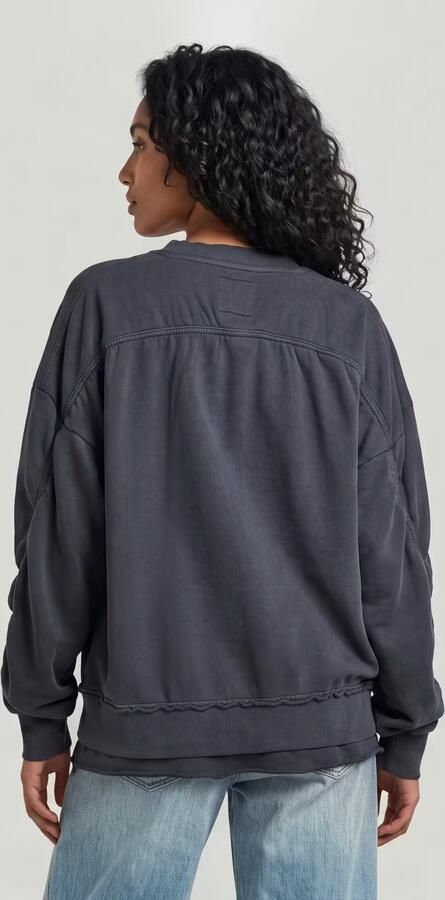 G-Star RAW Puckering Sweater Donkerblauw Dames - Foto 10