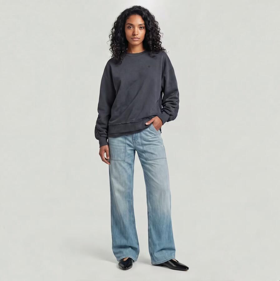 G-Star RAW Puckering Sweater Donkerblauw Dames - Foto 7