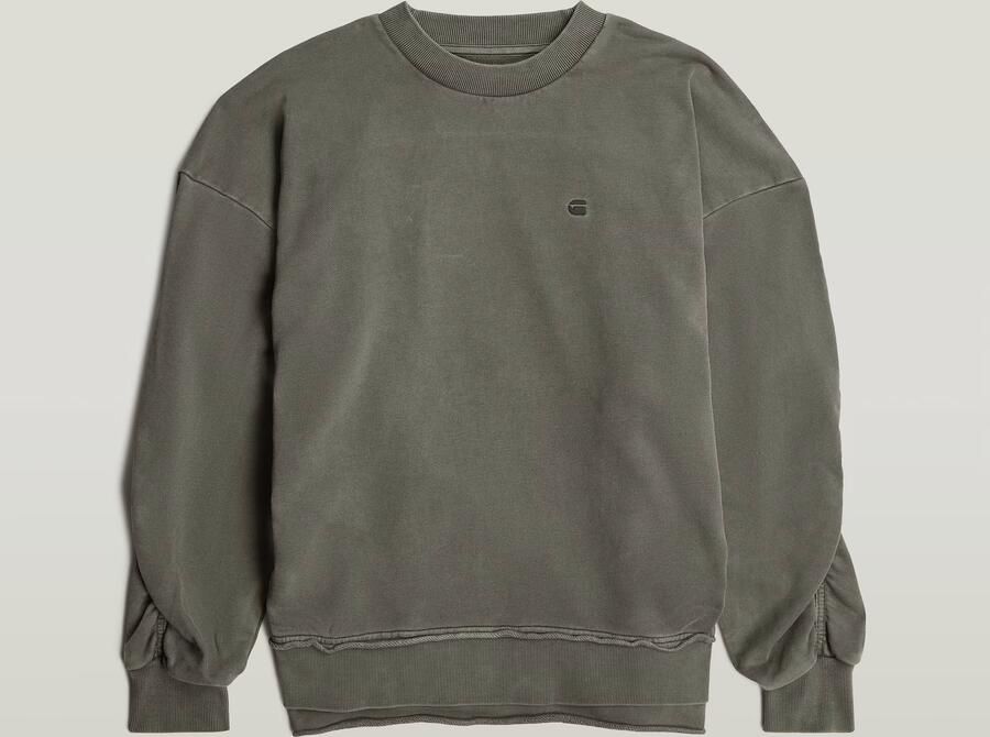 G-Star Raw Oversized sweatshirt met ribboorden - Foto 6