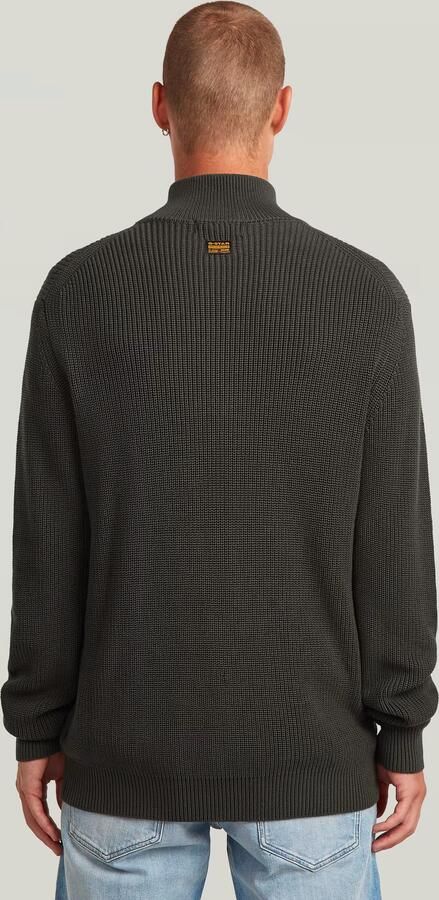 G-Star RAW Pullover Half Zip Knit Grijs Heren - Foto 5