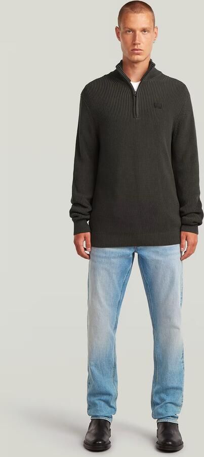 G-Star RAW Pullover Half Zip Knit Grijs Heren - Foto 6