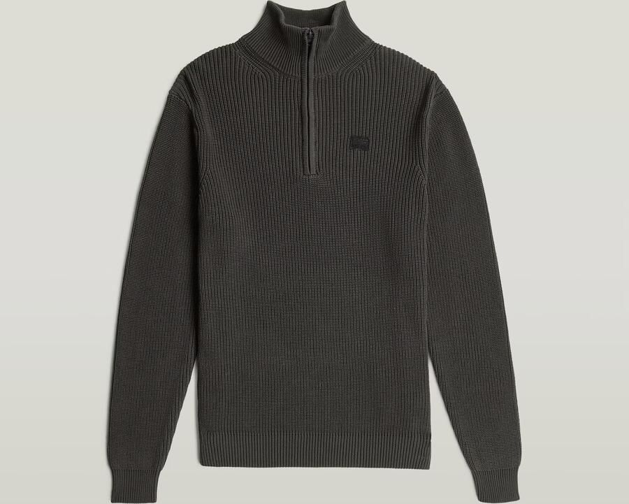 G-Star RAW Pullover Half Zip Knit Grijs Heren - Foto 4