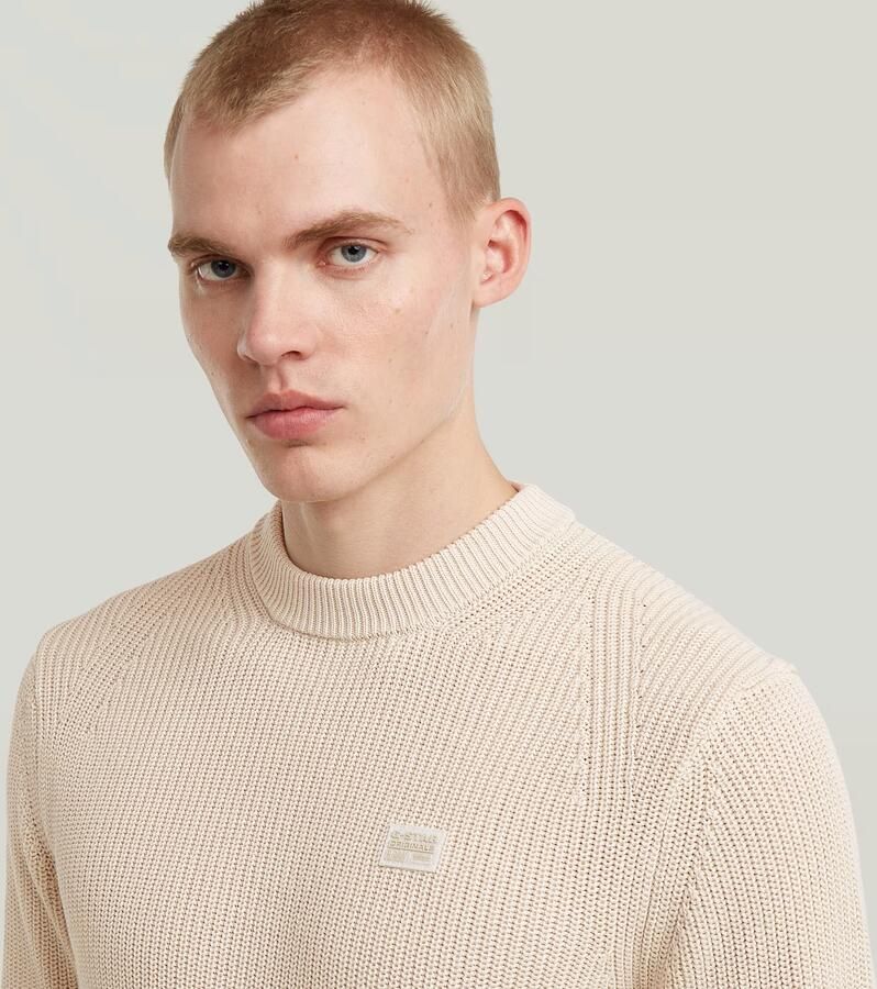 G-Star Raw Gebreide pullover met labeldetail - Foto 3