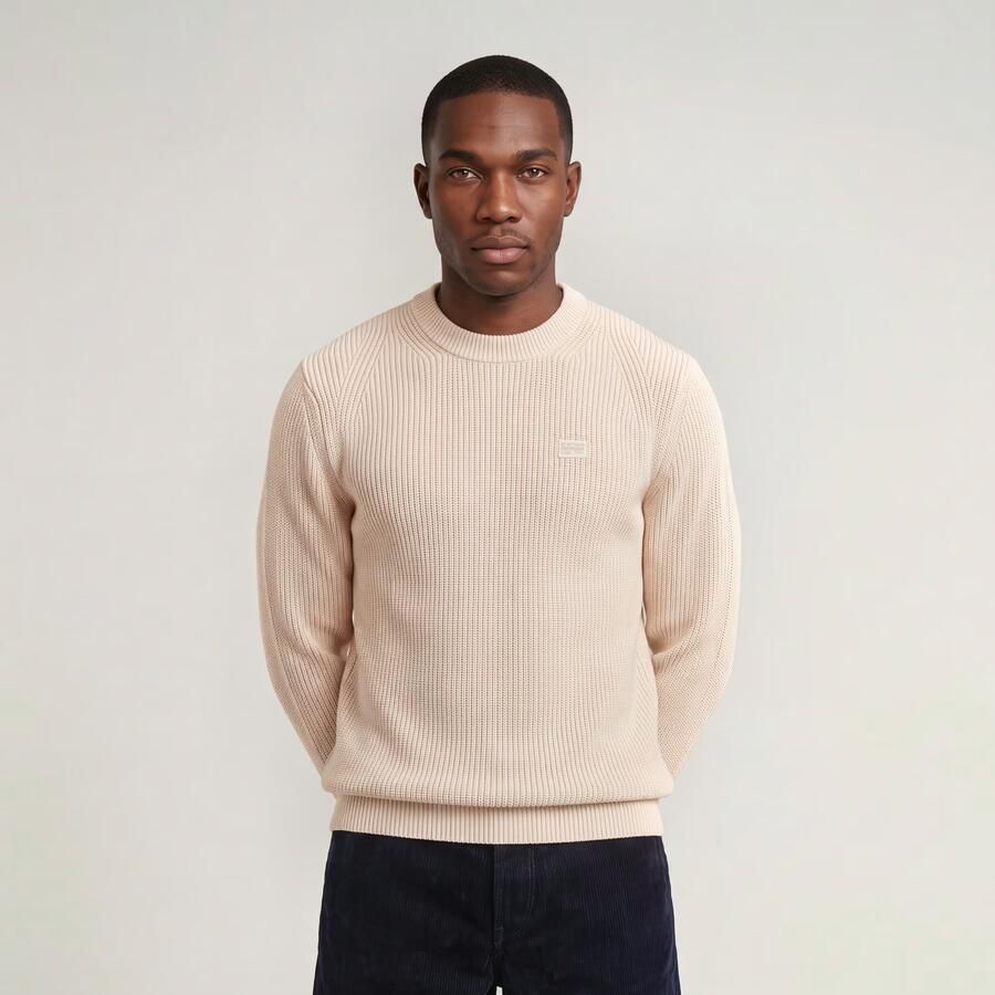 G-Star Raw Gebreide pullover met labeldetail - Foto 3