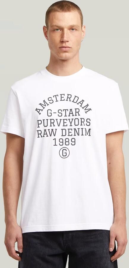 G-Star RAW T-shirt Purveyors met ronde hals frontprint - Foto 5