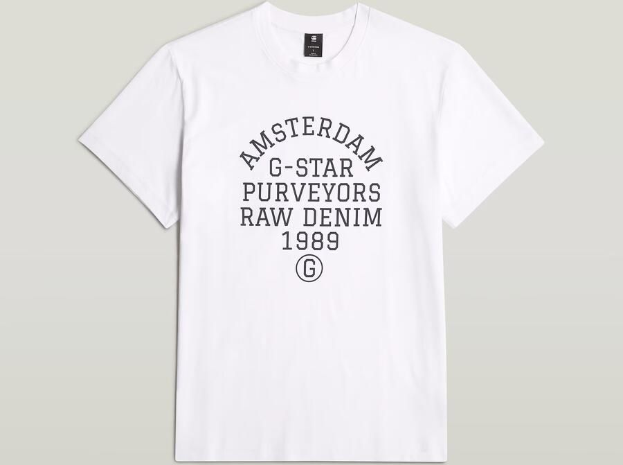 G-Star RAW T-shirt Purveyors met ronde hals frontprint - Foto 6