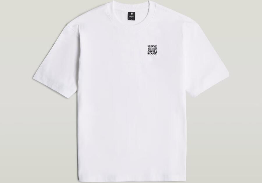 G-Star RAW QR Mini Maxi Boxy T-Shirt Wit Heren - Foto 6