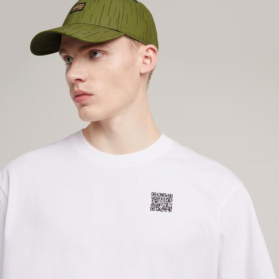 G-Star RAW QR Mini Maxi Boxy T-Shirt Wit Heren - Foto 2