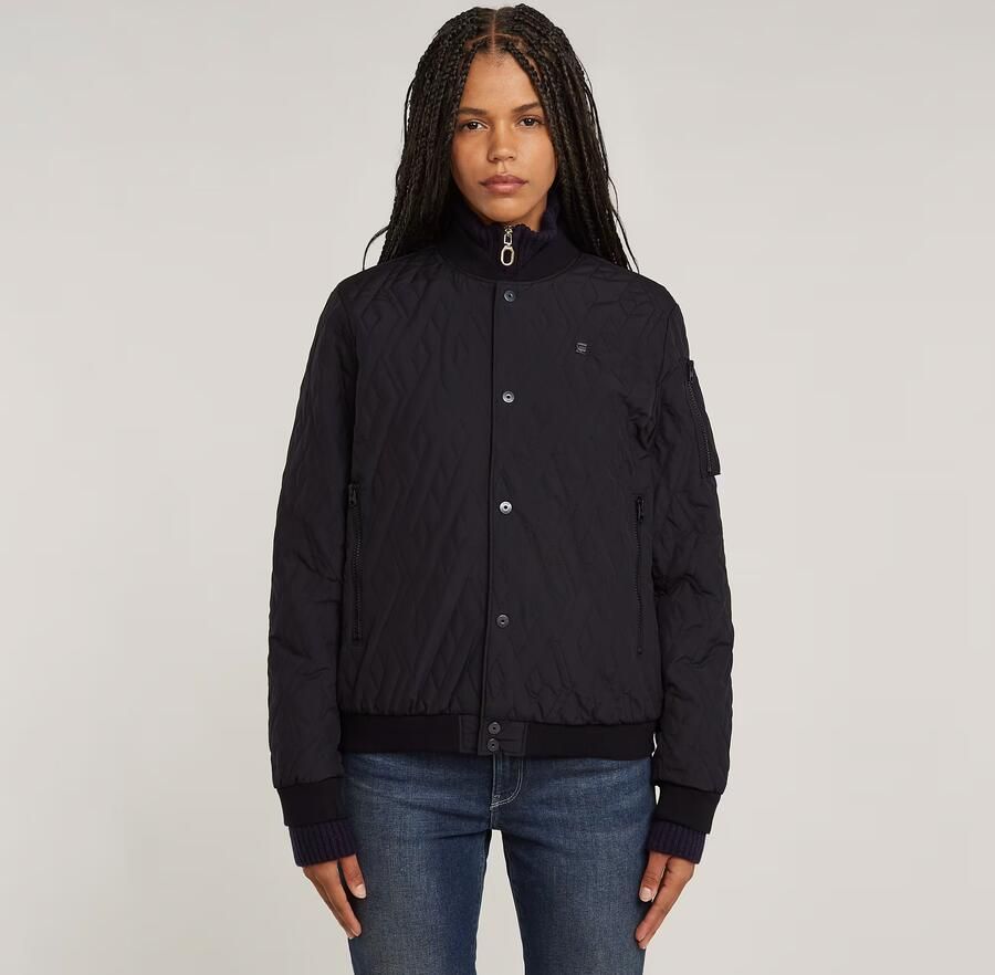 G-Star RAW Quilted Bomberjack Zwart Dames - Foto 6