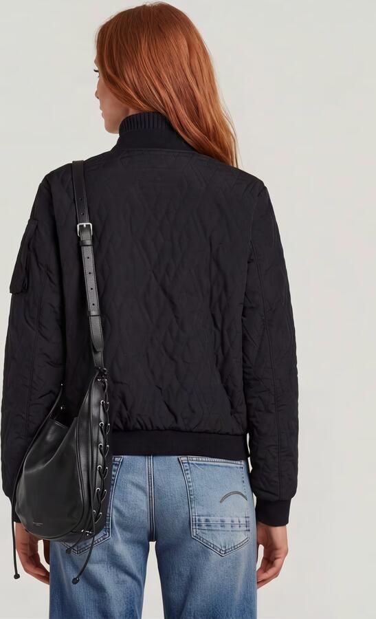 G-Star RAW Quilted Bomberjack Zwart Dames - Foto 6
