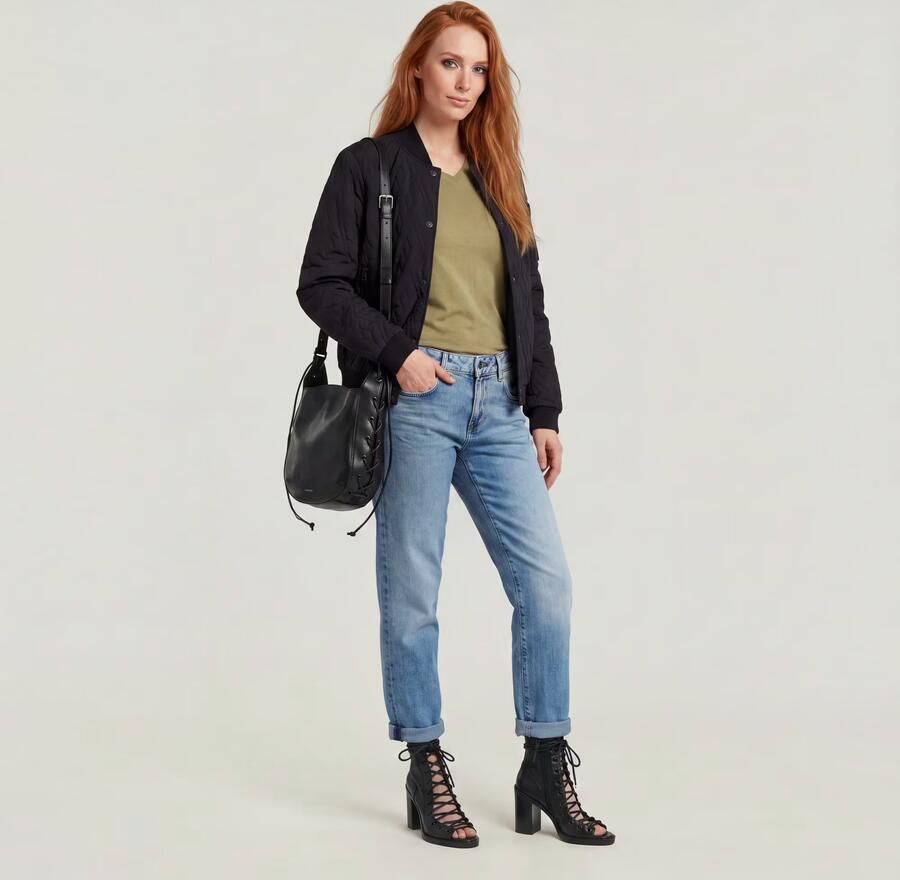 G-Star RAW Quilted Bomberjack Zwart Dames - Foto 3