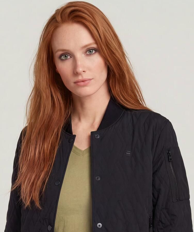 G-Star RAW Quilted Bomberjack Zwart Dames - Foto 5