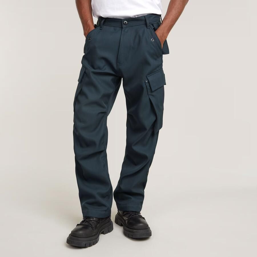 G-Star RAW R-3N Regular Straight Cargo Broek Donkerblauw Heren - Foto 7