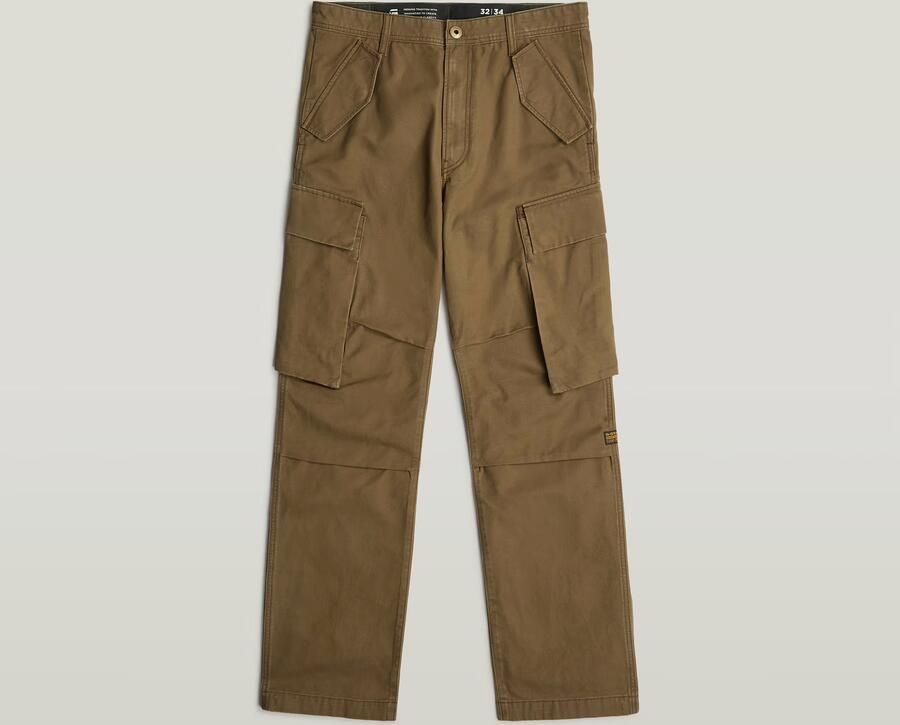 G-Star RAW R-3N Regular Straight Cargobroek Bruin Heren - Foto 3