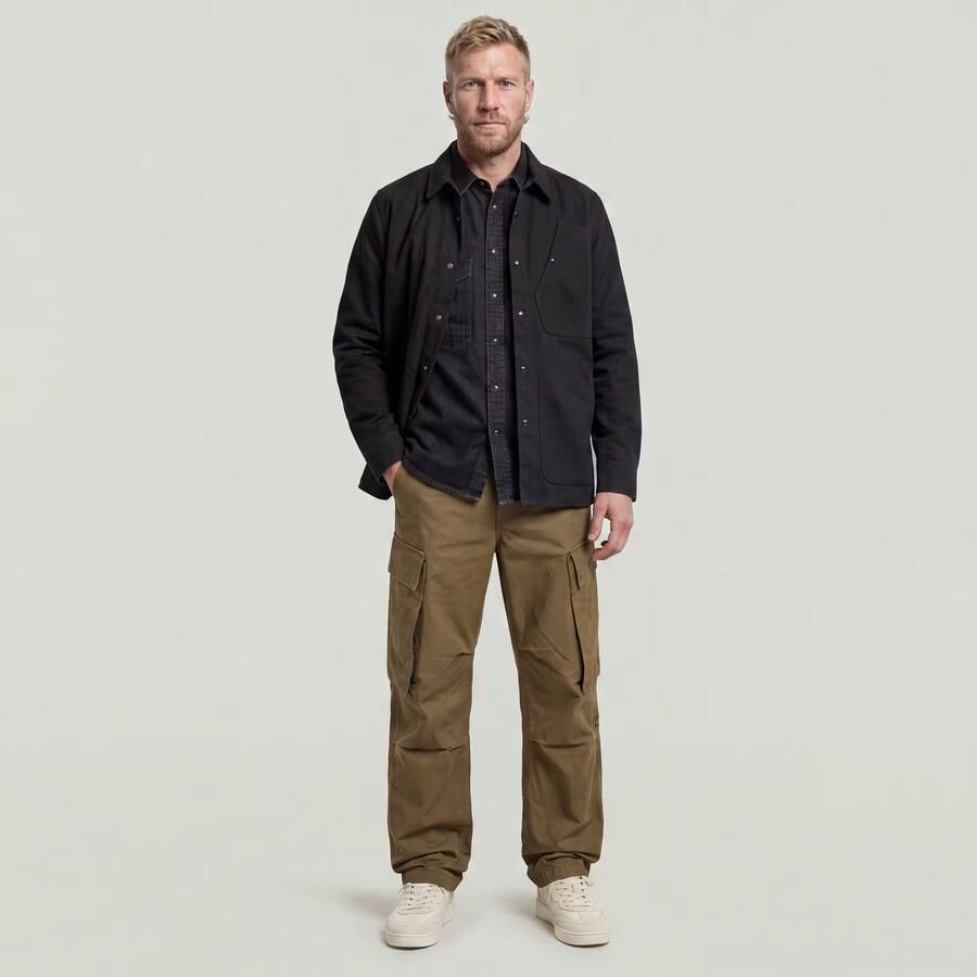 G-Star RAW R-3N Regular Straight Cargobroek Bruin Heren - Foto 3