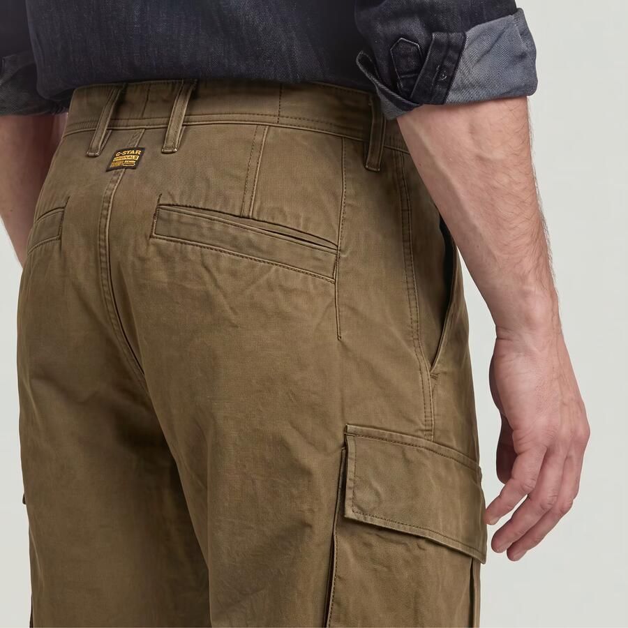 G-Star RAW R-3N Regular Straight Cargobroek Bruin Heren - Foto 4
