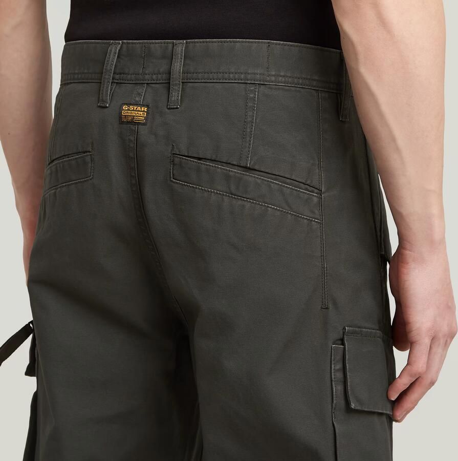 G-Star RAW R-3N Regular Straight Cargobroek Grijs Heren - Foto 2