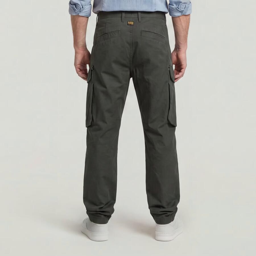G-Star RAW R-3N Regular Straight Cargobroek Grijs Heren - Foto 3