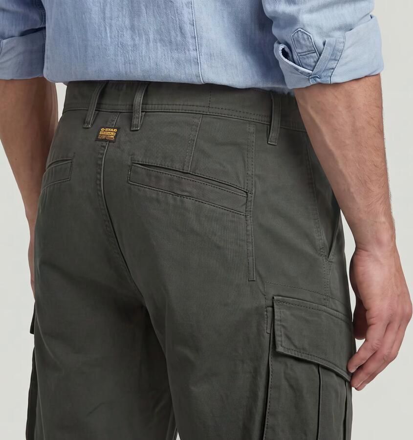 G-Star RAW R-3N Regular Straight Cargobroek Grijs Heren - Foto 6