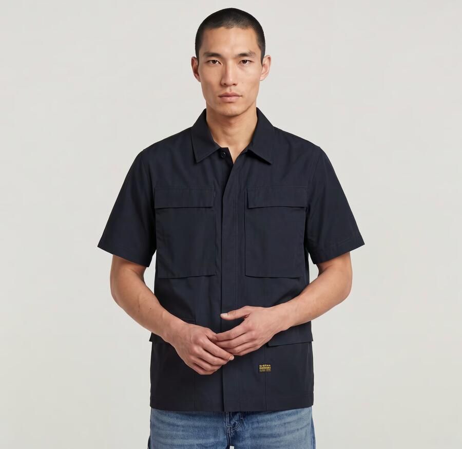 G-Star RAW R-3N Slim Overshirt Donkerblauw Heren - Foto 4