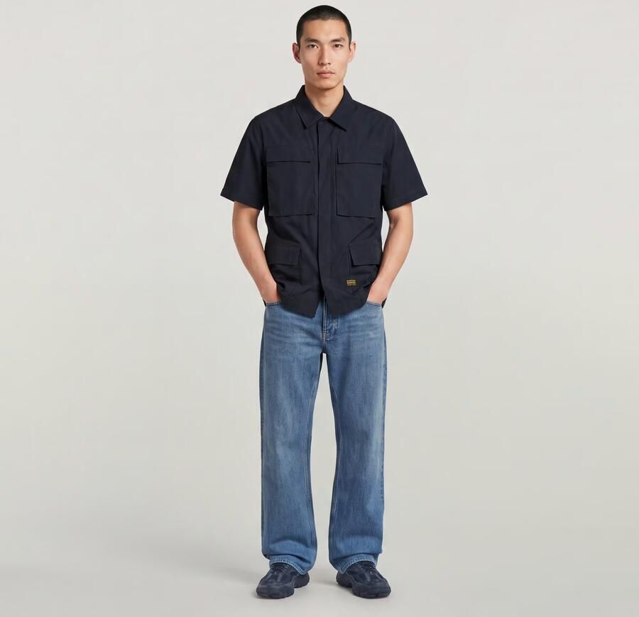 G-Star RAW R-3N Slim Overshirt Donkerblauw Heren - Foto 5