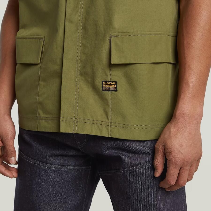 G-Star RAW R-3N Slim Overshirt Groen Heren