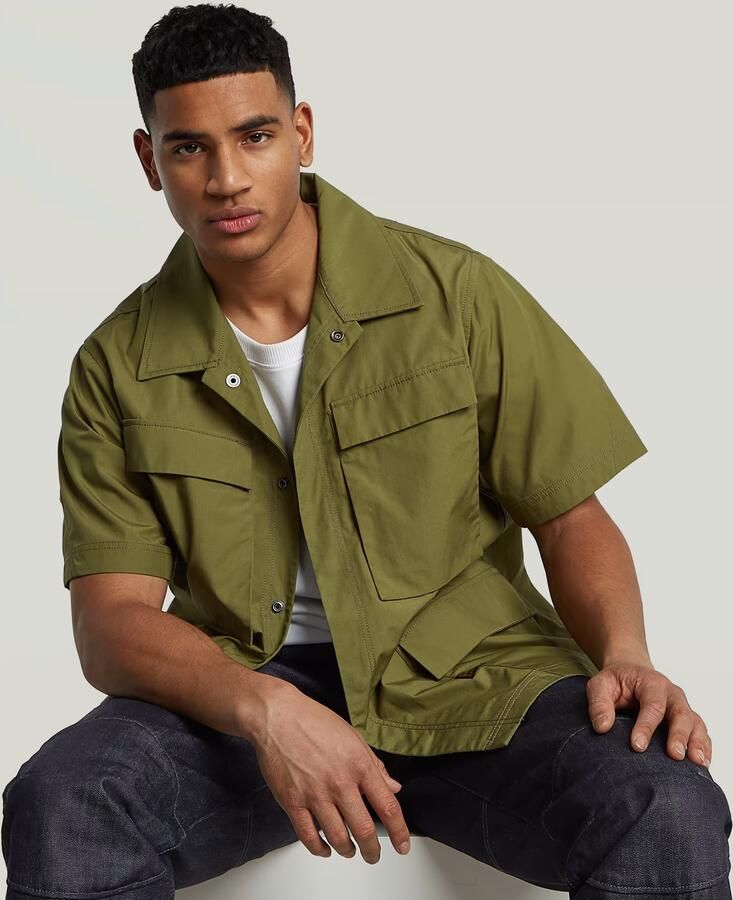 G-Star RAW R-3N Slim Overshirt Groen Heren - Foto 3